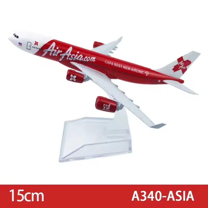 A340 Series Plane Model 1/400 scale Diecast Metal Airplane Model with Stand wheel for Aviation