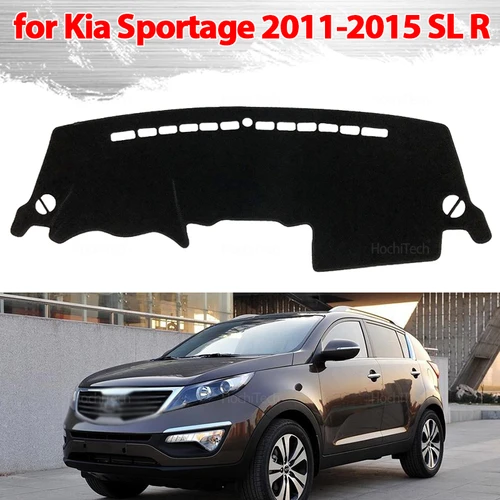 Para Kia Sportage 2011 2012 2013 2014 2015 SL R tablero de cubierta alfombrilla antideslizante accesorios de almohadilla protectora alfombra parasol