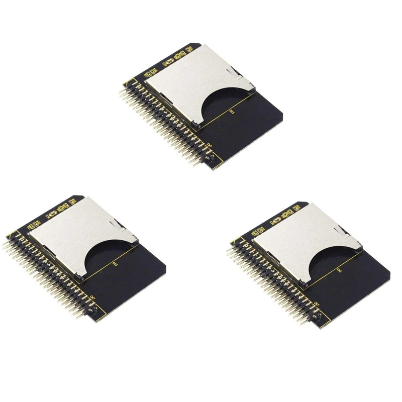 3X IDE SD Adapter SD To 2.5 IDE 44 Pin Adapter Card 44Pin Male Converter SDHC/SDXC/MMC Memory Card Converter