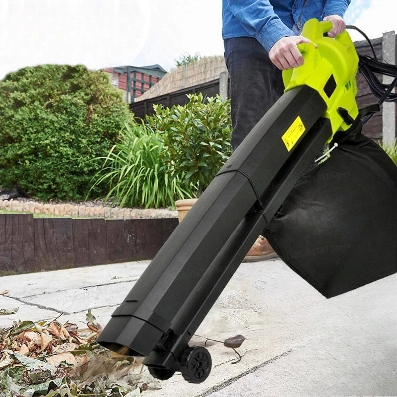 High Power Garden Leaf Suction Sweeper Grinder Blower Outdoor Snow Blower Dust Removal