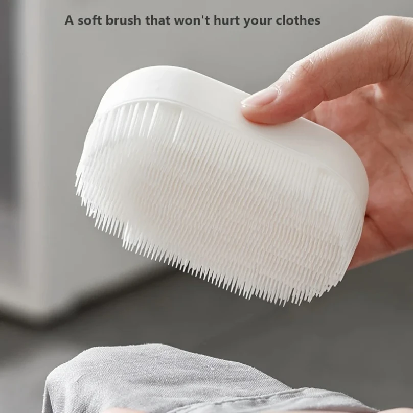 Clothes Scrubbing Brush Multifunctional Soft Fur Shoes Brush Household Minimalist Laundry Brush Cleaning Supplies