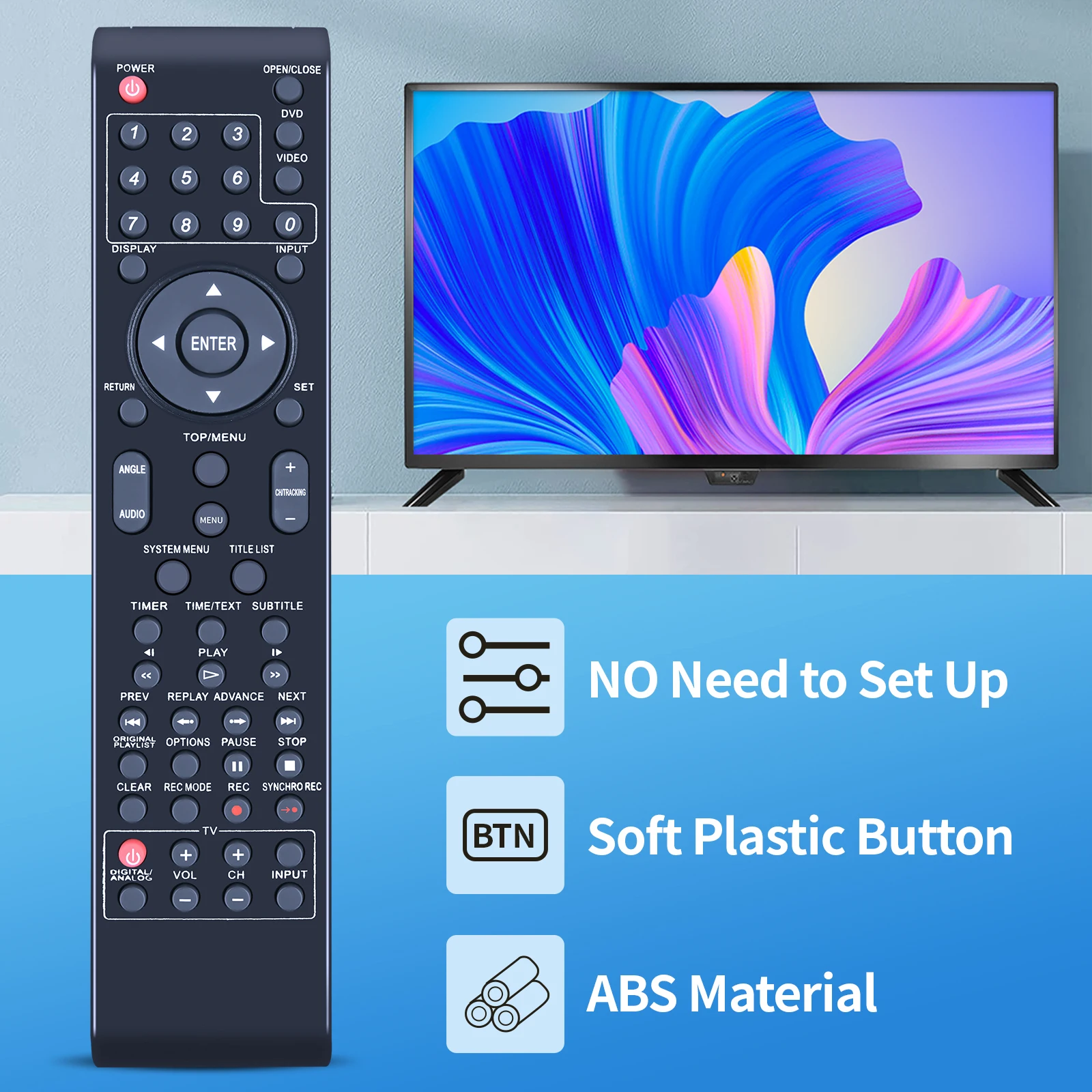 جديد RMT-D240A DVD VCR مشط التحكم عن بعد مناسب لسوني RDR-VX525 RDR-VX5