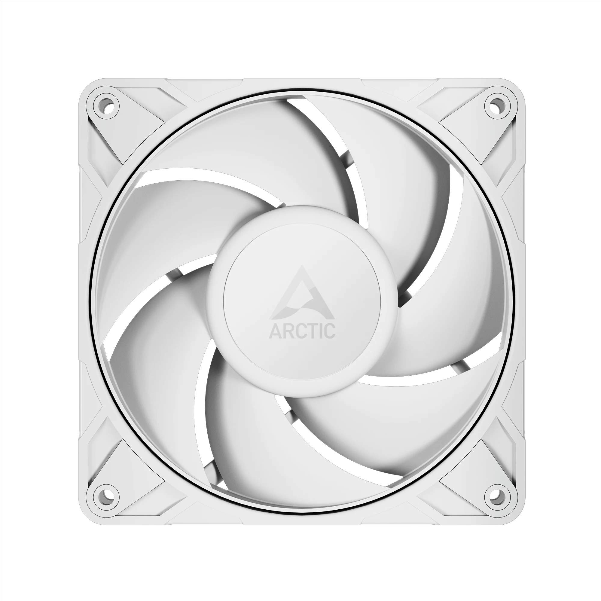Original ARCTIC P12 Pro PST White 120mm 4‑Pin PWM Fan FDB Bearing 0dB‑Mode High Static Pressure Low Noise PC Case Cooling Fan