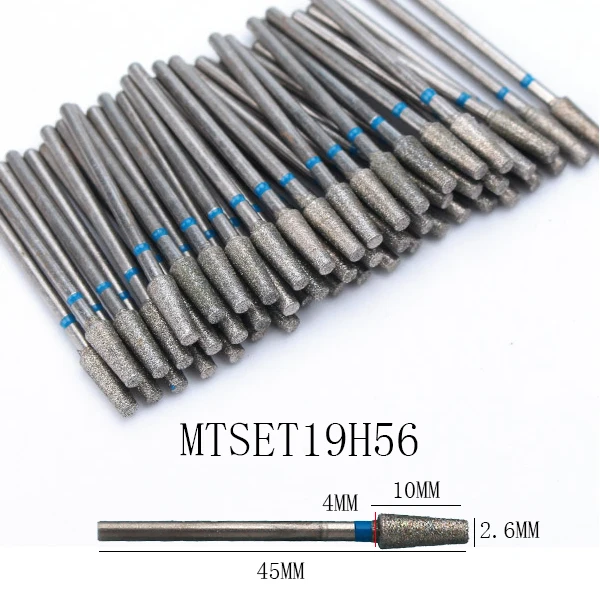 50pc Diamant Nagel Bohrer Häutchen Sauber Bit Set Fräser für Maniküre Elektrische Cutter Bits Zubehör Abgestorbene Haut entfernen