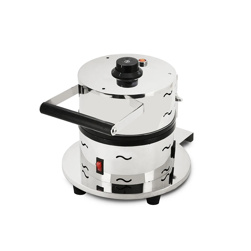 Máquina para hacer hamburguesas comercial Krapfen Baker helado Waffle Gelato Panini prensa Brioche Burger Maker 1000W