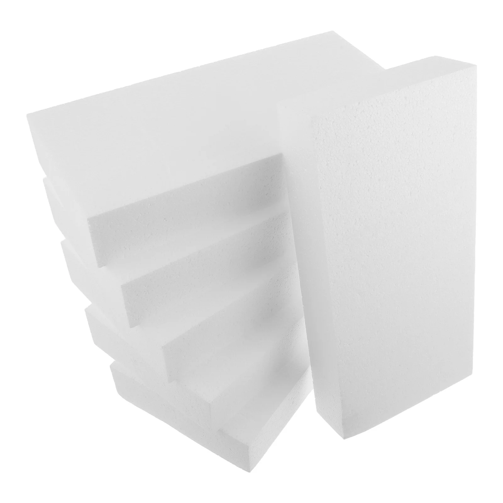 

6pcs High Density Foam Blocks 30*15*5Cm White Polystyrene Craft Foam For Diy Art Projects Diorama Centerpieces Building Supplies