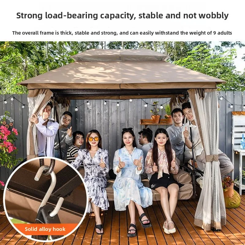 G*スイング アウトドア 中庭 ベッド ロッキングチェア 座ったり寝転んだりできる 二役 アウトドア スイングチェア