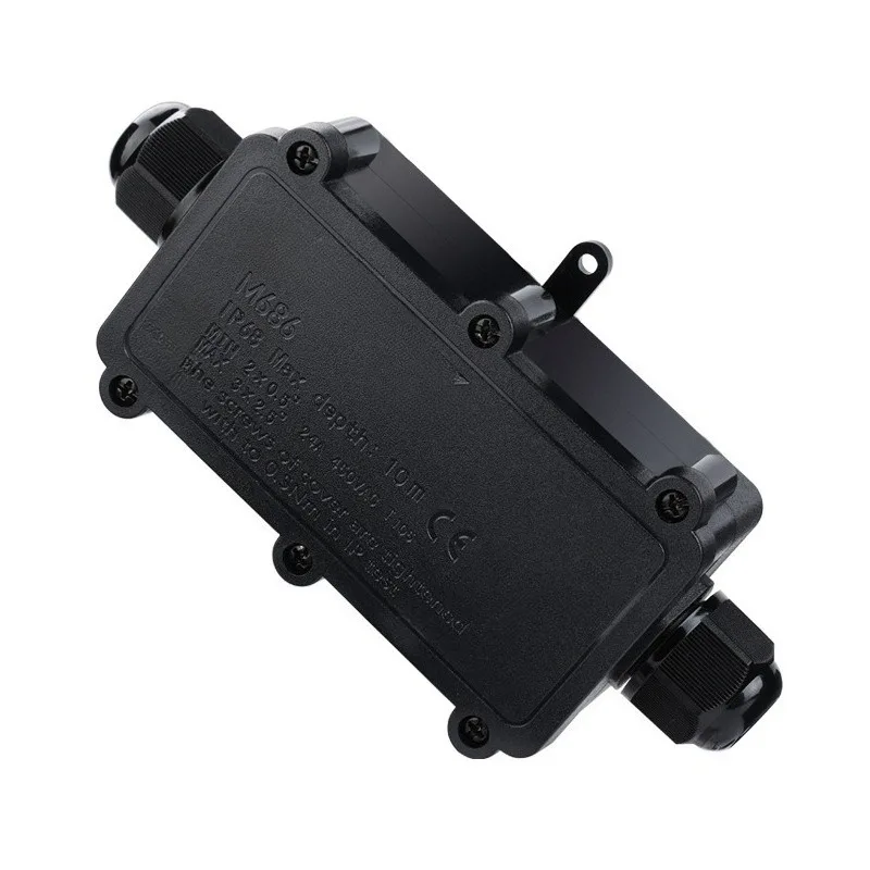 M20 One in One Out Junction Box, Lighting Distribution Box, IP68 Waterproof Box