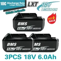 Original 18v For Makita Battery and Charger BL1860 BL1850B BL1850 BL1840 BL1830 Replaced with For Makita 18V 6.0Ah Power Tool