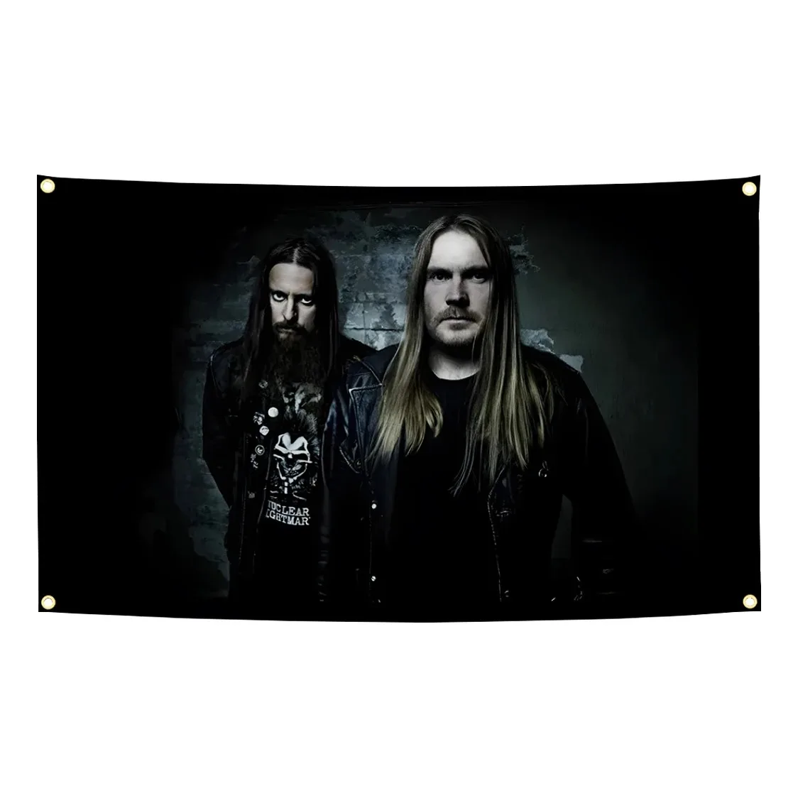 D-Darkthrones Heavy Rock Band Flag Polyester Digital Printing Banner for Bedroom Wall Art Out Door Tapestry