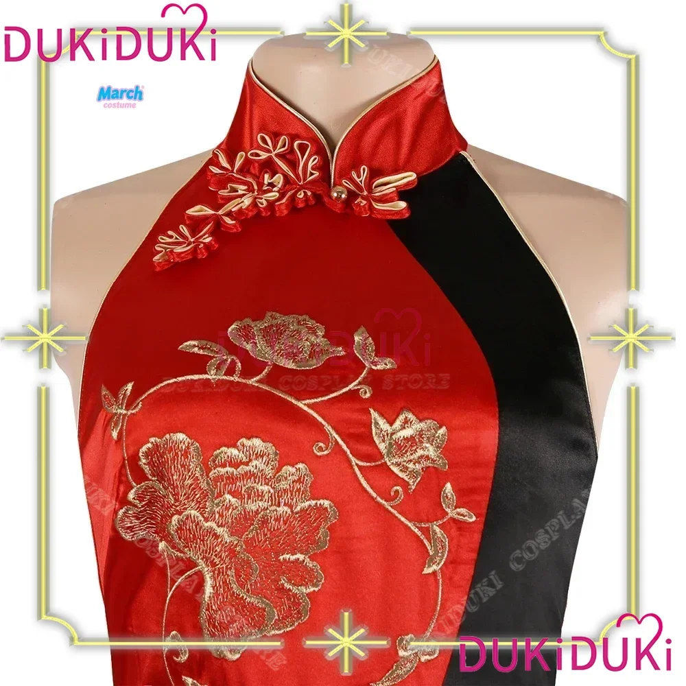 

Remake 4 Ada Wong Cosplay Costume Red Chinese Style Cheongsam Dress Outfit Halloween Costumes for Woman Custom Made