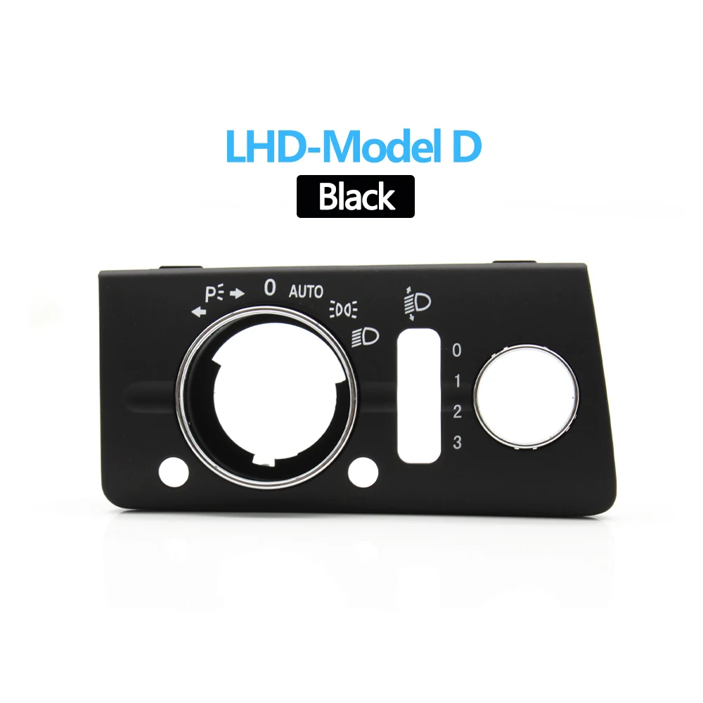 LHD RHD Front Dashboard Scheinwerfer Lampe Schalter Abdeckung Trim Ersatz Für Mercedes Benz W211 E Klasse 320 350 550 2003-2008