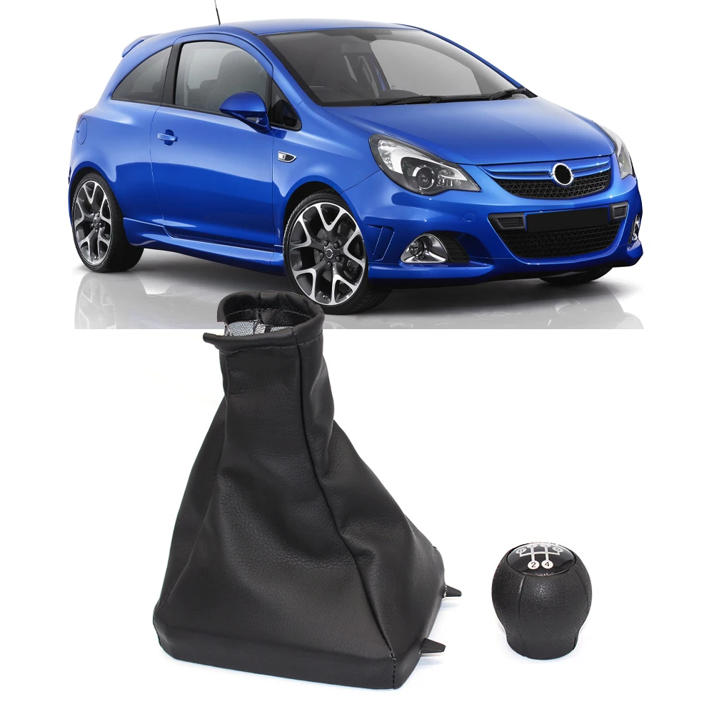 Car Gear Shift Dustproof Cover Handle Brake Knob Faux Leather Cover For Vauxhall/Opel Corsa C Vectra A/B Tigra B Calibra Combo C