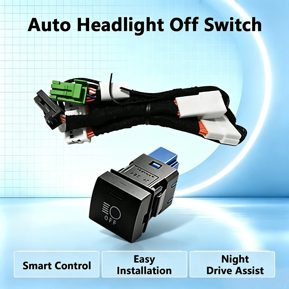 Auto Headlight OFF Switch for Toyota Corolla Cross Frontlander Levin Wildlander Plug and Play DRL Off No Stalk Replacement