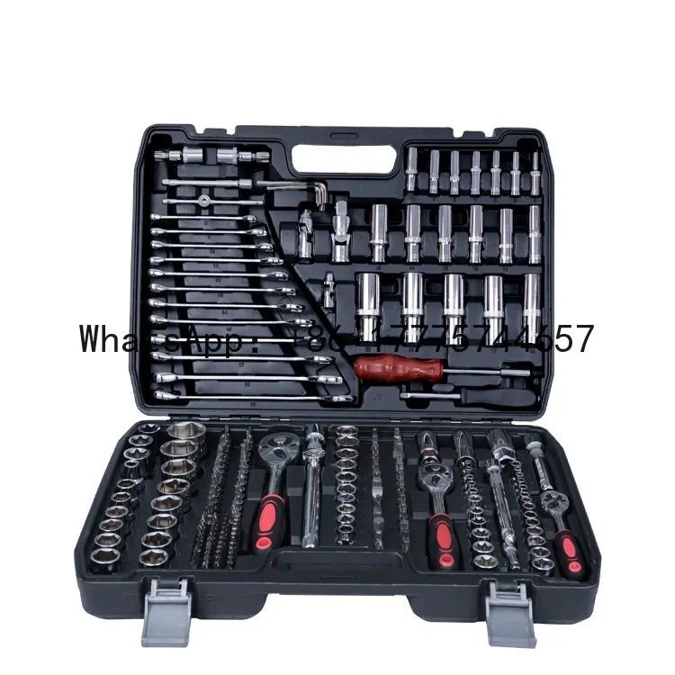 

216 Pieces Mechanics Tool Set, General Purpose Mixed Sockets and Wrenches, Hand Tool Set Auto Repair Tool Kit with Storage Case