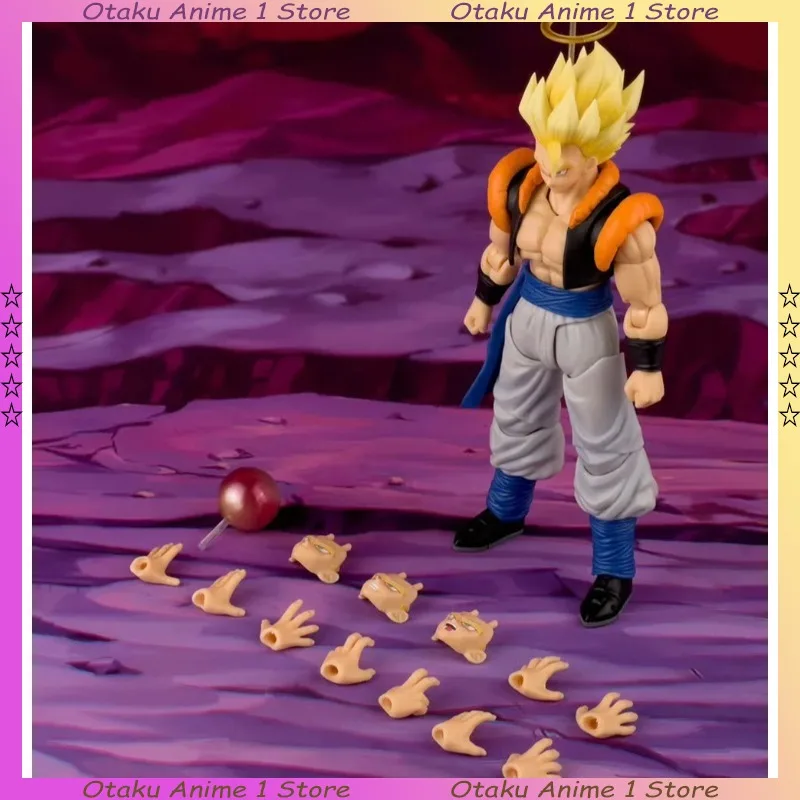 

2025 New Demoniacal Fit Gogeta Figure Dragon Ball Z SHF Gogeta Super Saiyan Trunks Action Figure Model Collection Toy Gifts