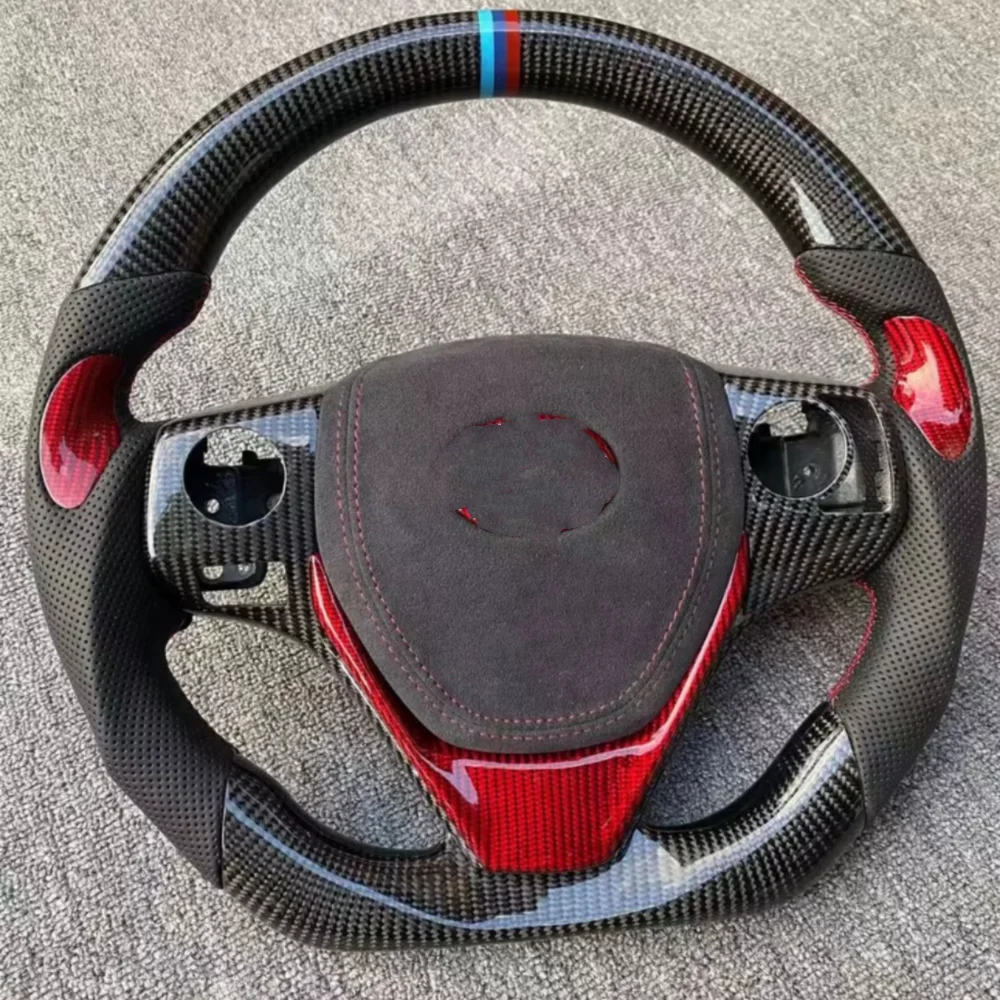 For Toyota Rayon is suitable for the Camry Asia Dragon Corolla Ezele Rayon real carbon fiber steering wheel retrofit and upgrade