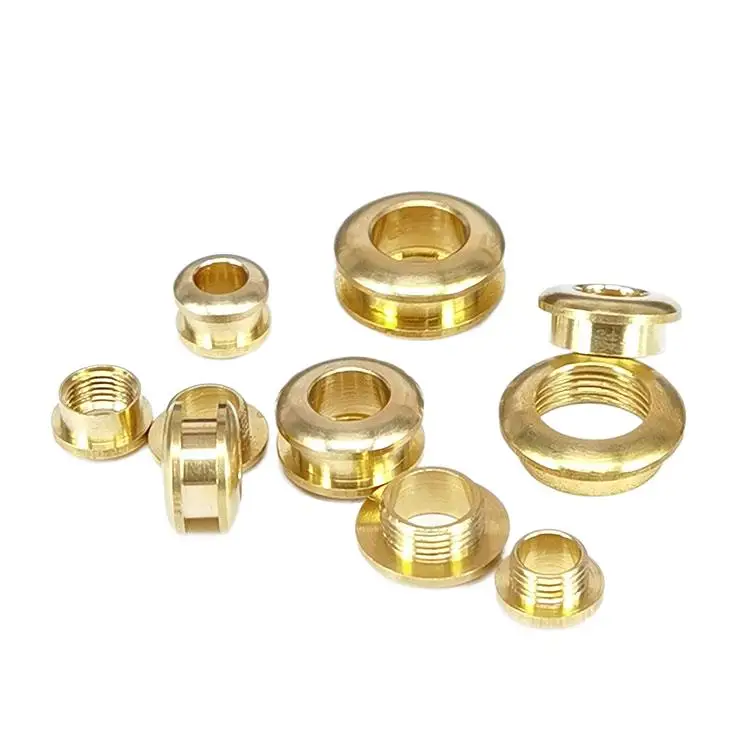 Brass Eyelet Air Hole Thread Leather Luggage Accessories Pure Copper Arc Screw Ring Buckle 5 Sizes Shoe Clothes Jeans Decoration