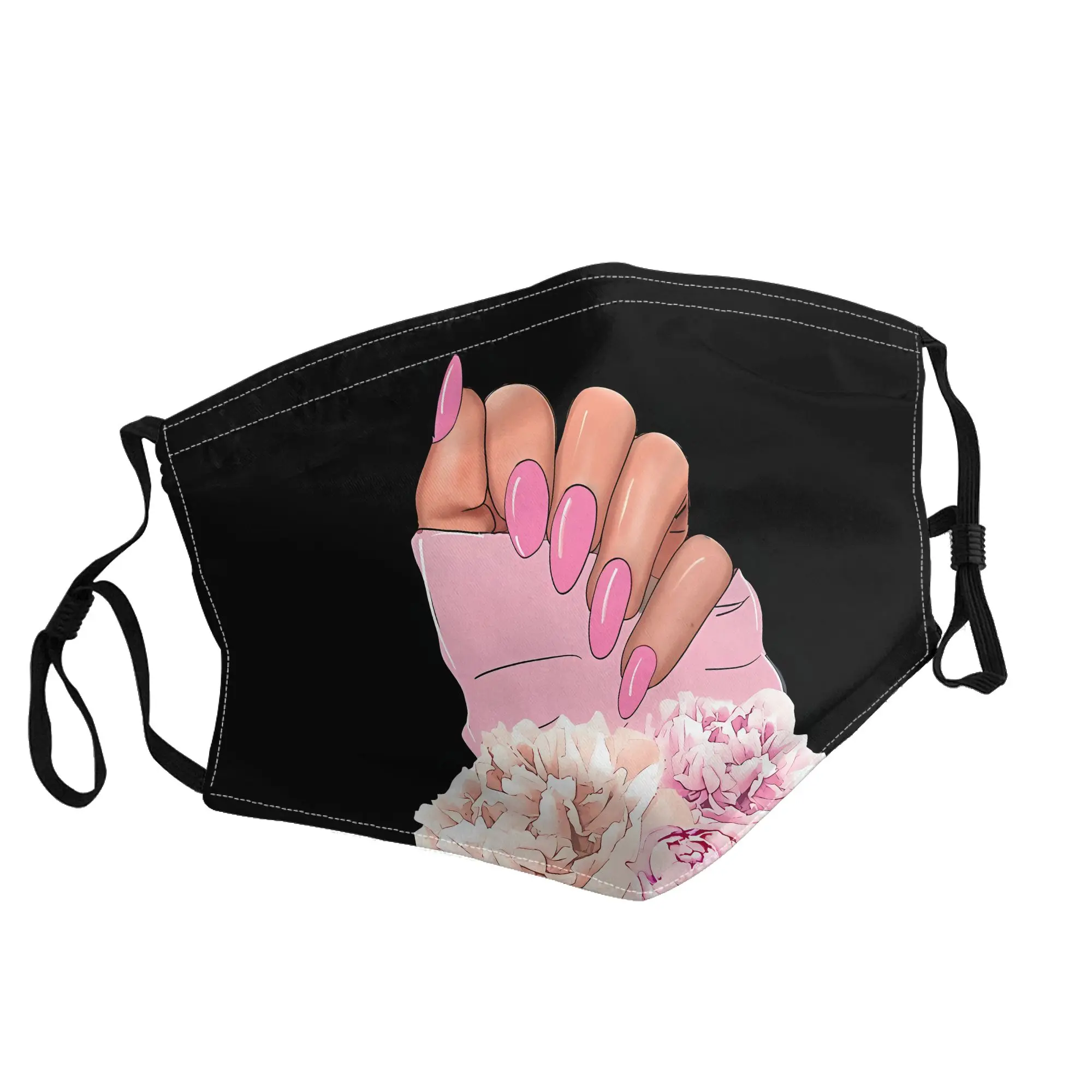 

Маска для маникюра и педикюра с принтом, унисекс, для улицы, модная, с рисунком