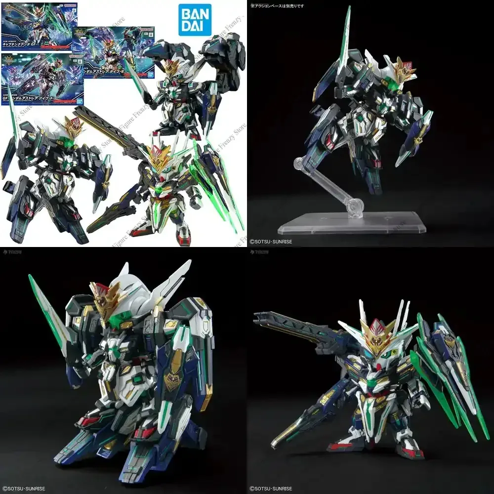

Special Offer Bandai SDW Heroes GF Gundam Astrea Type-B Action Figure Captain Qan T GF Anime Assembly Model Doll Toys Gifts