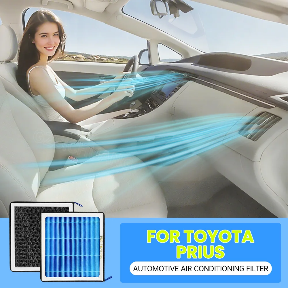 

Car Activated Carbon Cabin Air Conditioning Filter For Toyota Prius 2010 2011 2012 2013 2014 2015 2016 Interior Accessories