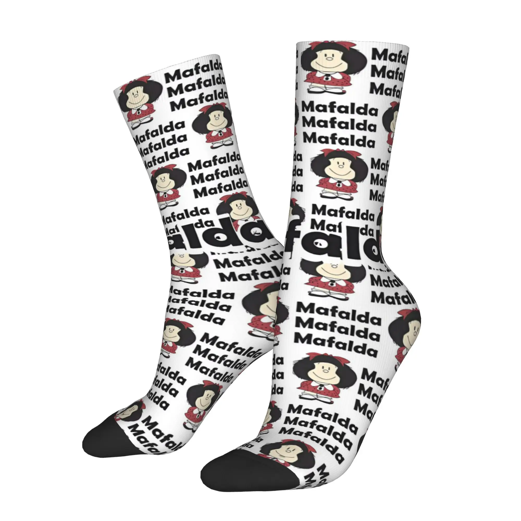 Mafalda  Men Women Socks Cycling Novelty Spring Summer Autumn Winter Stockings Gift