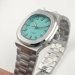 2024 New Men's Luxury Seagull ST16 Mechanical Men's Automatic Watch Stainless Steel Waterproof Blue dial