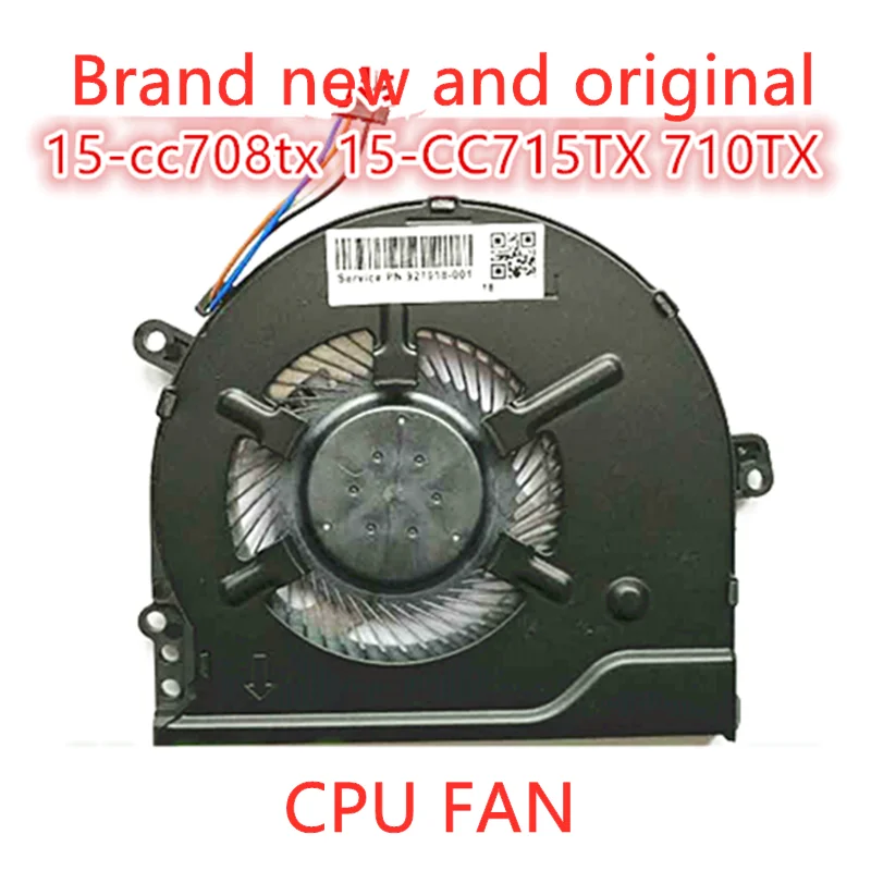 New Original CPU GPU Laptop Cooling Fan For  HP 15-CC TPN-Q191 TPN-Q201 14-BK 15-CK 14-BP