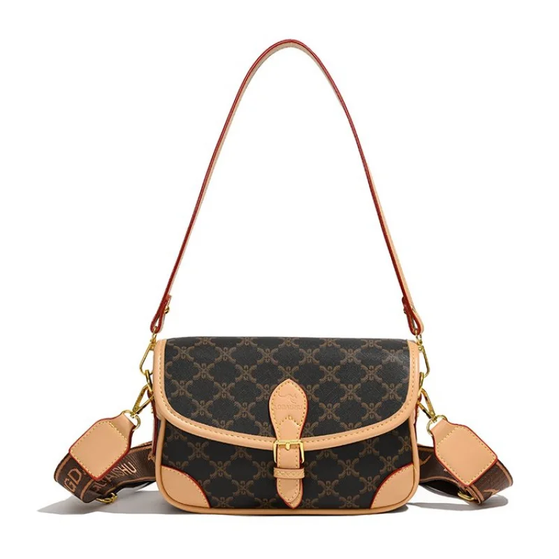 

Fashionable Ladies Crossbody-Bag Crafted From Soft Leather Featuring High-End Quality And Paris Commuter Vintage Look​