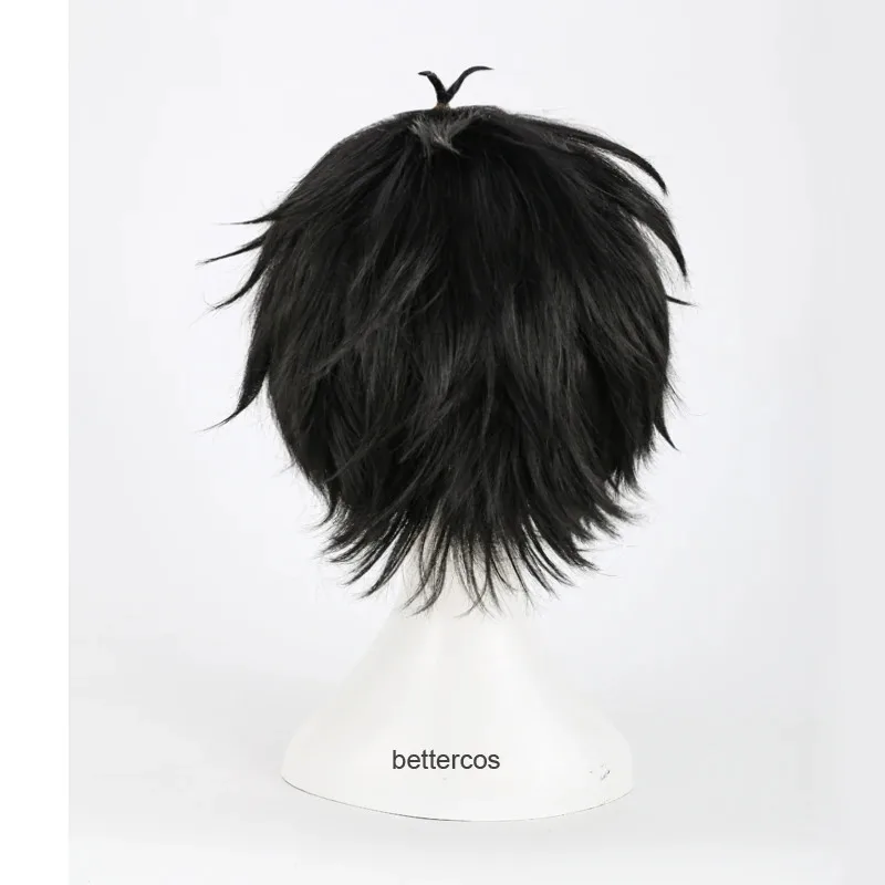 NewHigh Quality Matsuno Wig Osomatsu San Wigs Short Black Tilt Up Heat Resistant Sythentic Hair Cosplay Wig2025