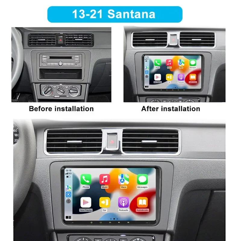 For VW Santana/Jetta 2013-2019 Multimedia Player Navigation GPS Carpet Android Car Host Car stereo Radio