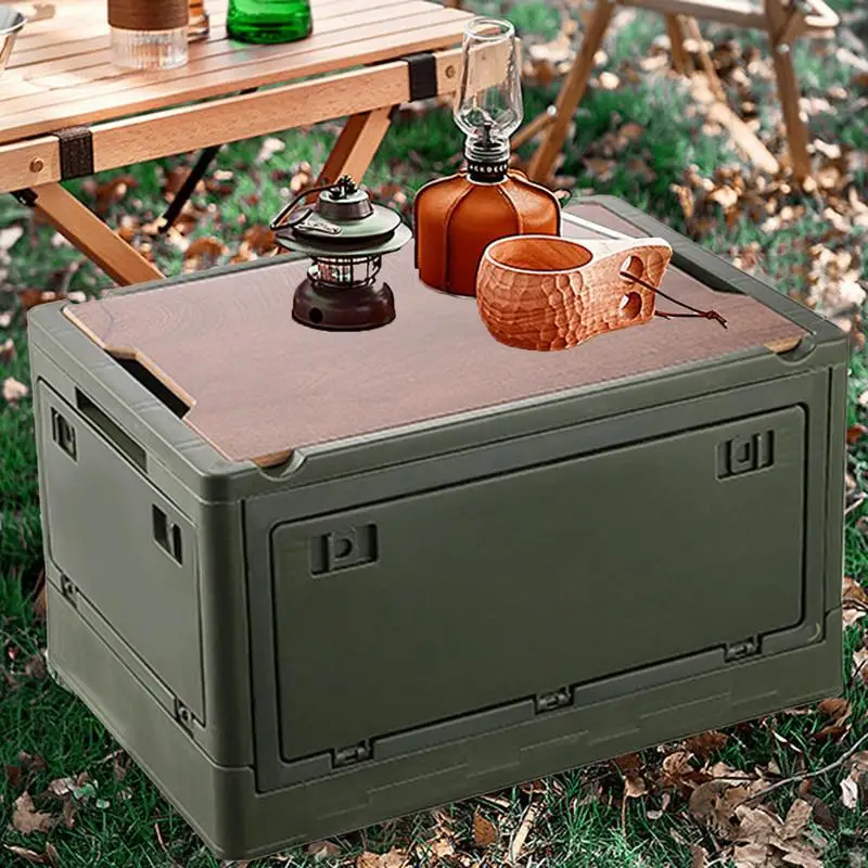 30/50L Outdoor Camping Storage Box Duża pojemność Składane pudełko do przechowywania Wielofunkcyjne pudełko do przechowywania na zewnątrz Camping