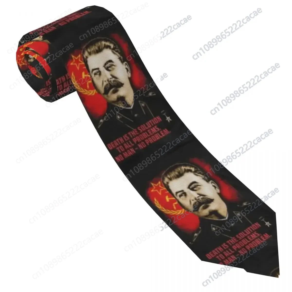 

Men's Tie Joseph Stalin Neck Ties Allied Nations USSR Novelty Casual Collar Tie Daily Wear Party Quality Necktie Accessories