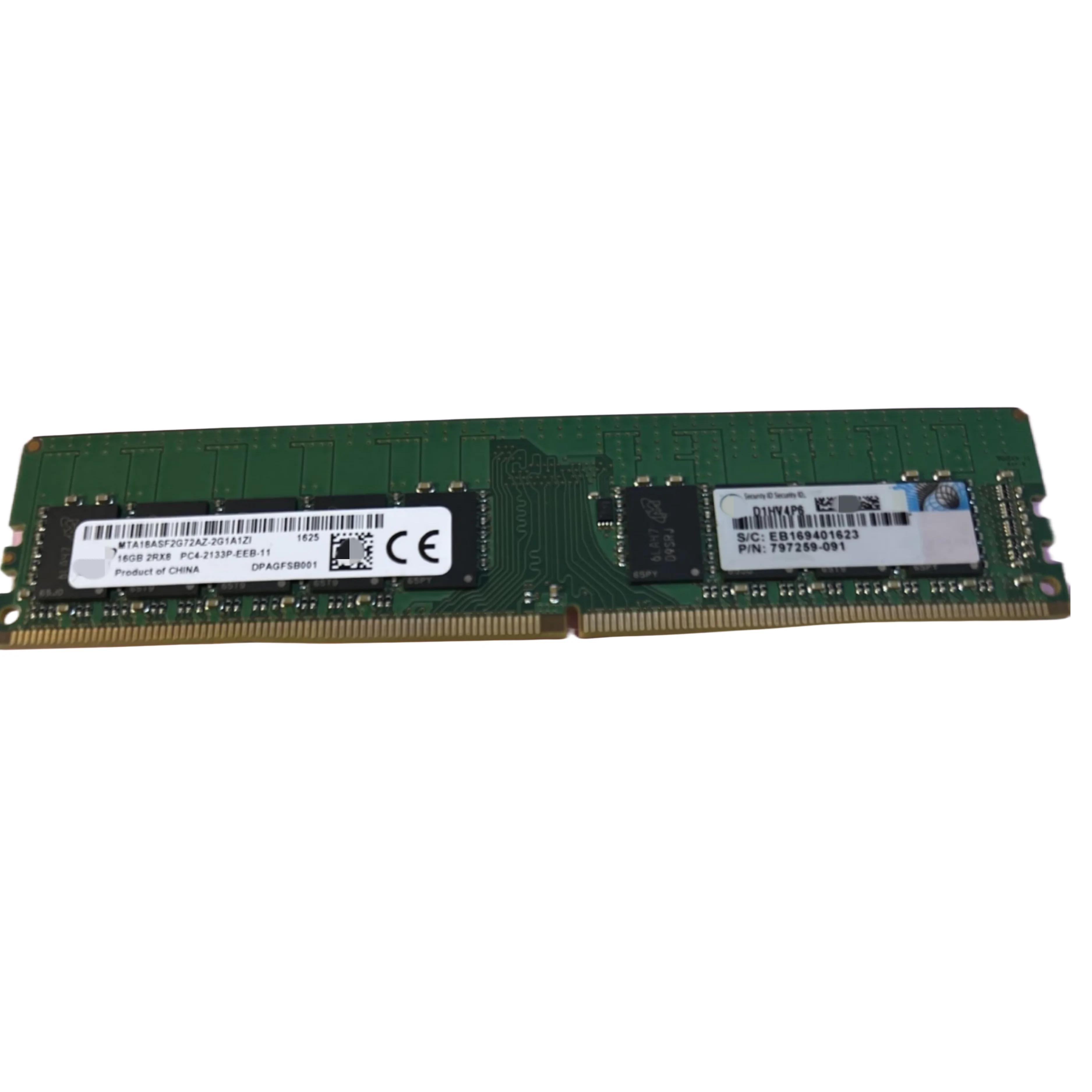 

805671 -B21 797259 -091 819801 -001 16G 2RX8 PC4-2133P-E