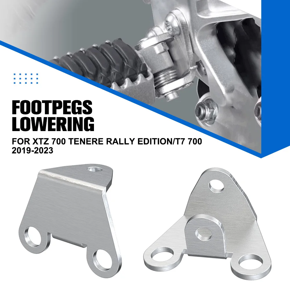 

FOR YAMAHA XTZ 700 TENERE RALLY EDITION/T7 700 2019-2023 Enlarged Foot Rest Wide Fat Foot Pegs Pedals Motorcycle Accessories