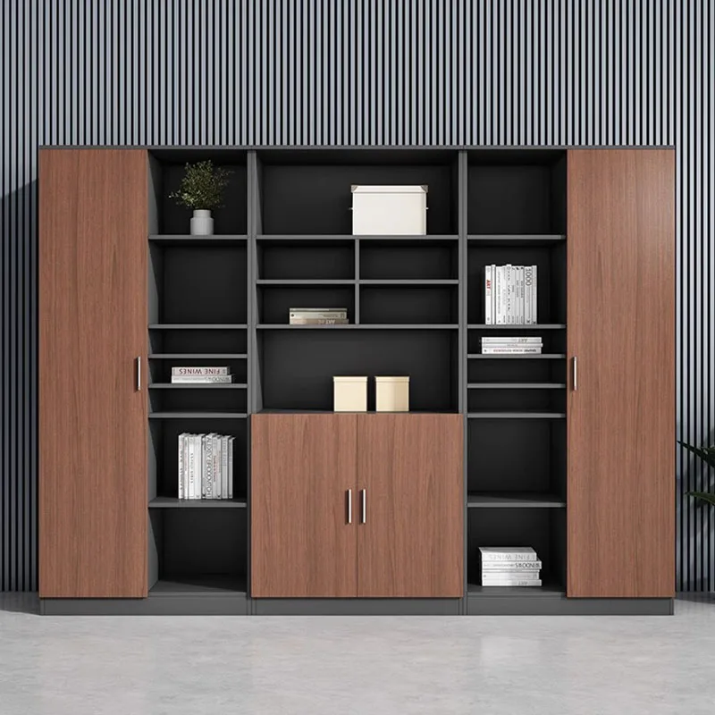 Armoire de Rangement Modulaire en Bois, Compacte et Moderne, Portes Hautes, Mobilier de Salon