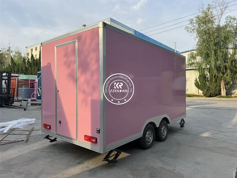 Outdoor Catering Food Trailer Mobile Restaurant Fully Equipments Snack Cart Coffee Shop Food Truck Trailer