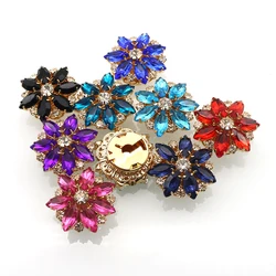 30MM2Pcs/Lot New Hot Selling Clothing Button Horse Eye Glass Diamond Button Cuff Coat Suit Shirt Fashion Versatile Button
