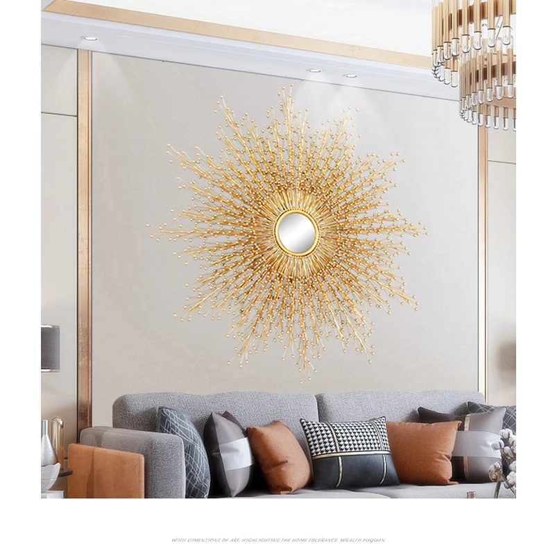 European wall decoration creative living room wall pendant porch wall, dining room wall decoration sofa background wall sunglass