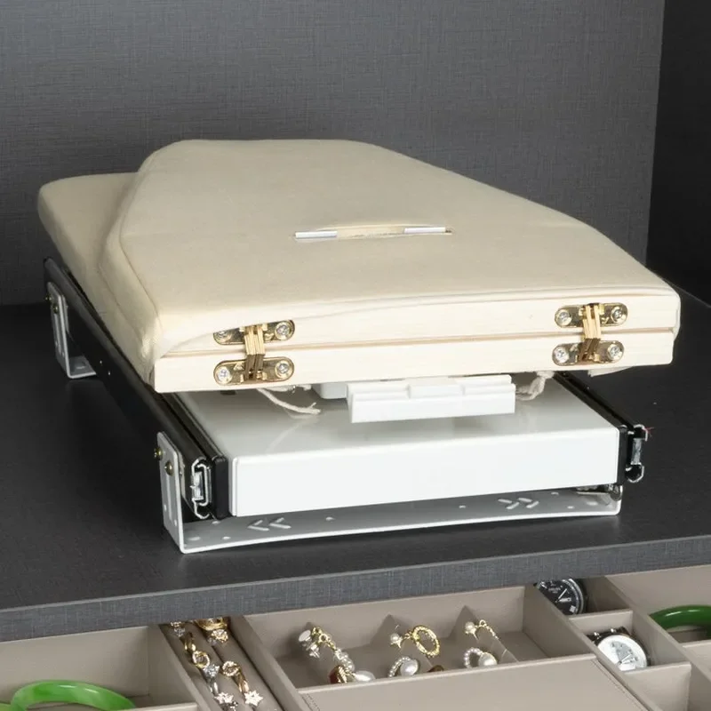 for Ironing Board Household Folding Cloakroom Hidden Push-Pull Damping Wardrobe Electric Iron Ironing Board