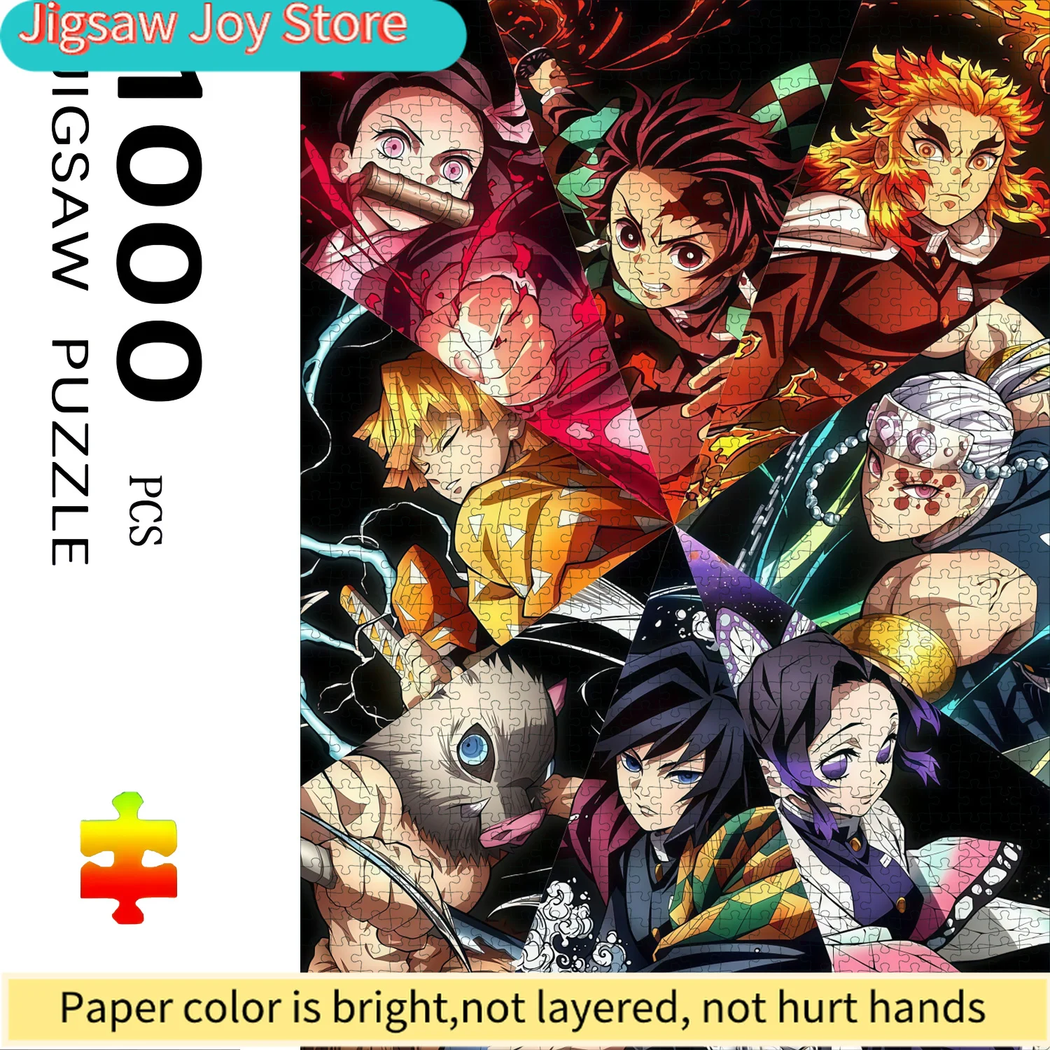 

Boxed s, Anime Theme Style Pattern, High Difficulty Paper Jigsaw Puzzle - Large Interactive Adult And Family Game, Home Decora