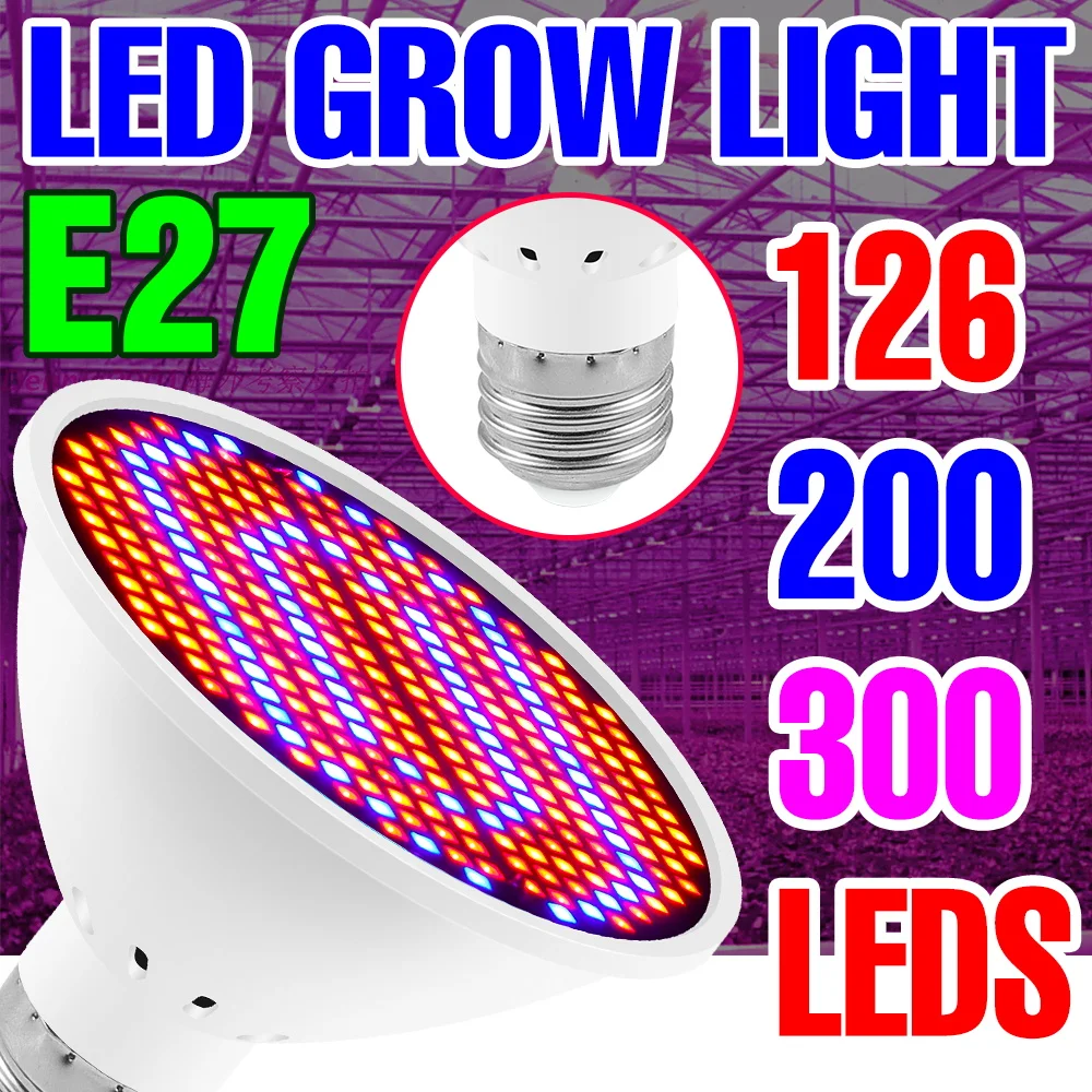 

Led Grow Light E27 Phyto Lamp Greenhouse Plant Lights Grow Tent Box Led Spotlight For Indoor Flower Seedling Hydroponics Bulb