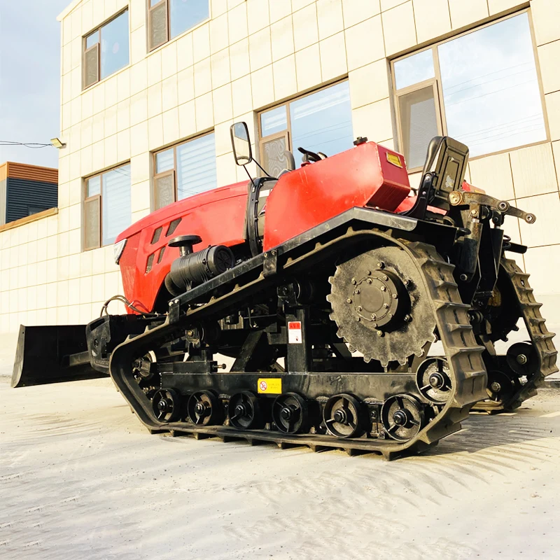 

Customized 60 HP crawler rotary tiller tractor, high-power cultivator, multifunctional agricultural plowing machine