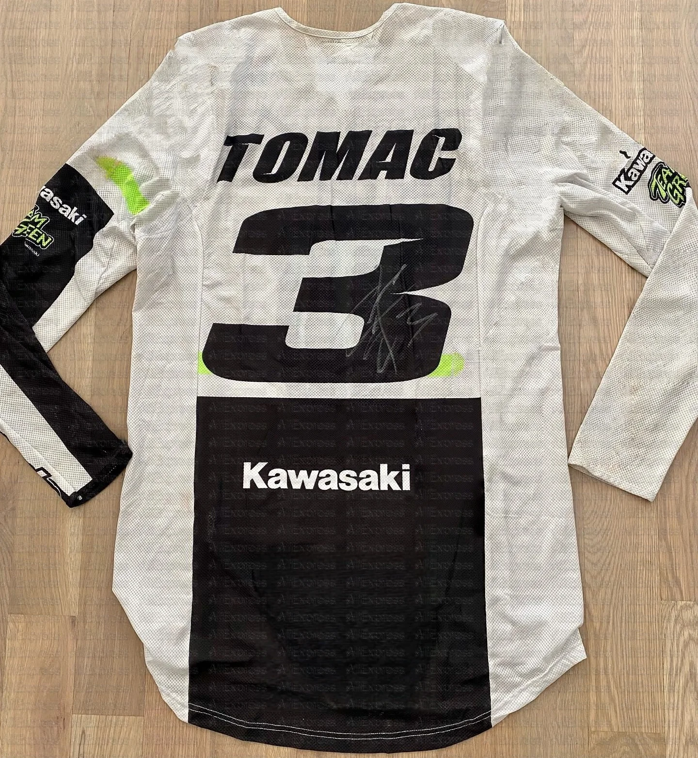 

Kawasaki Motorcycle Racing Team #3 TOMAC Long Sleeve T-shirt for Men Women Spring Autumn Sports T-Shirt Children's Clothing Tops