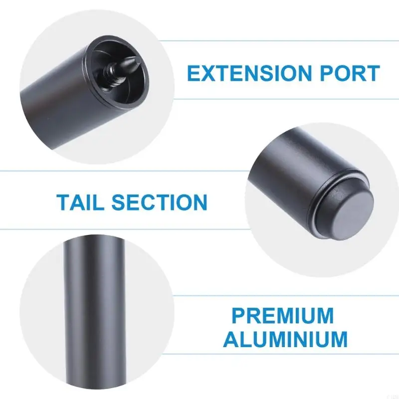 C4DE Pool Cue Extension Pool Billiard Shaft Untuk Instalasi Cue Snooker Freather Pool Cue Billiard Extender