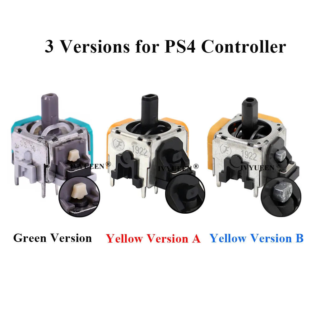 IVYUEEN 100 Chiếc Cho Tay Cầm Dualshock 4 PS4 DS4 Bộ Điều Khiển 3D Nút Bấm Nắp Dành Cho XBox One S X 360 Màu cảm Biến Gậy Chụp Hình Cho PS5