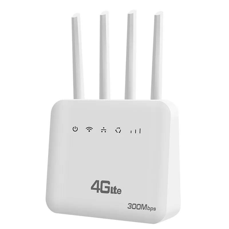 Hot selling 300Mbps 4G CPE wifi router 4g lte with sim card slot Support 4G/3G+Wi-Fi Wireless Access 4g router