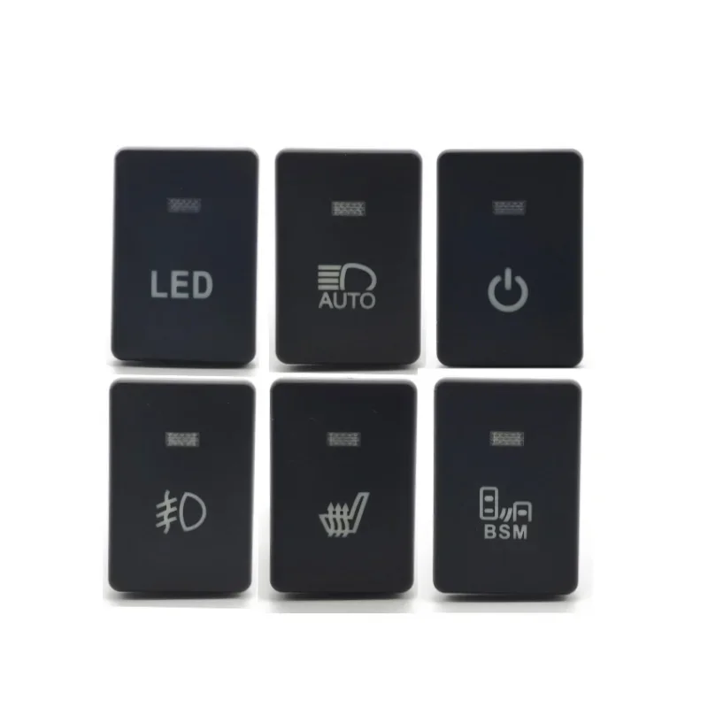 

1 Pcs WORKS BUMPER LIGHTS ABS Power On Off Switch Music ROOF LIGHTS Switch With wire Used For Suzuki Jimny 2019 2020 2021