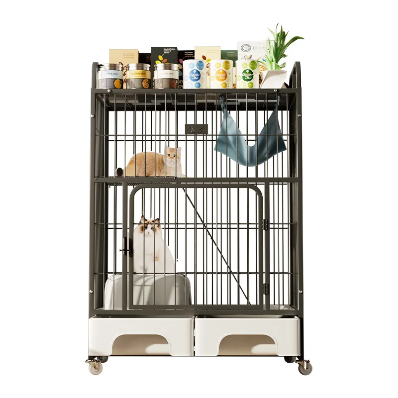 

SafeCat клетка для дома в помещении не занимает виллу большой интегрированной с туалетом большое свободное пространство большое