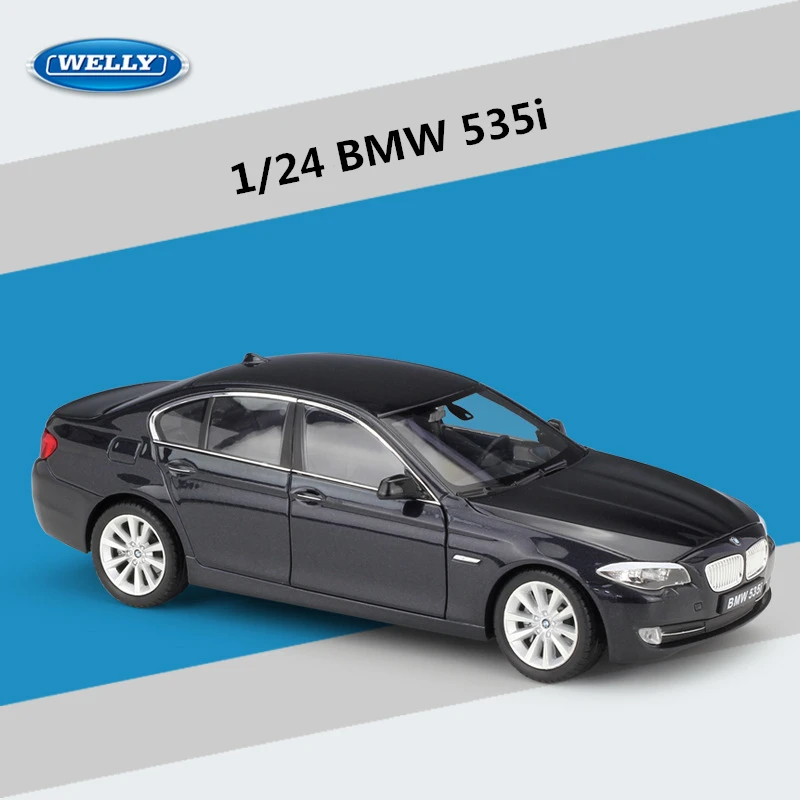 Welly 1:24 BMW 5 Series 535i Alloy Car Model Diecasts & Toy Metal